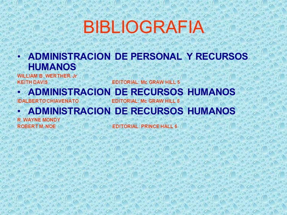 Administracion De Recursos Humanos William Werther Pdf
